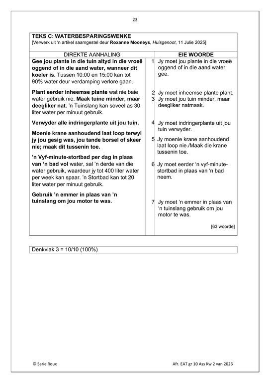 Afrikaans EAT Gr. 10 Assesseringstaak 2026 Kwartaal 2 Vraestel 1 - Image 5