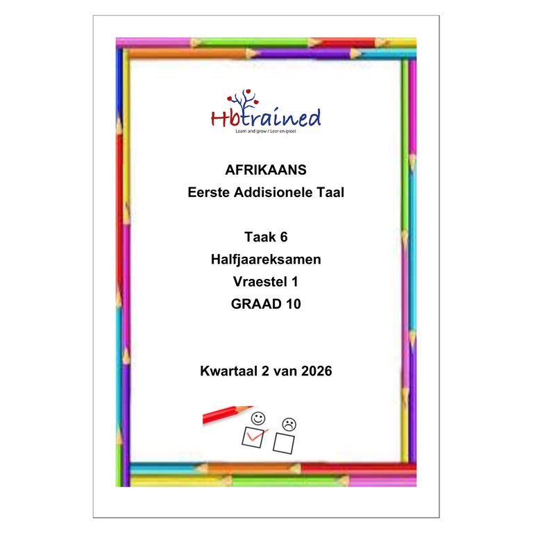 Afrikaans EAT Gr. 10 Assesseringstaak 2026 Kwartaal 2 Vraestel 1