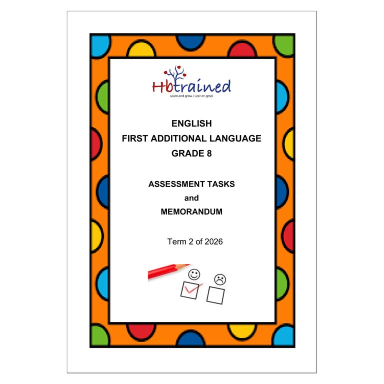 English FAL Gr. 8 Assessment Task 2026 Term 2