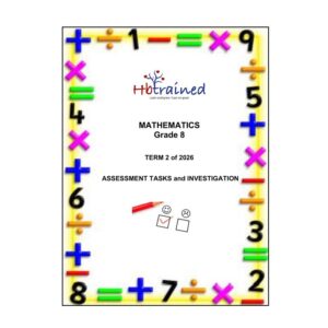 Mathematics Gr. 8 Assessment Task 2026 Term 2