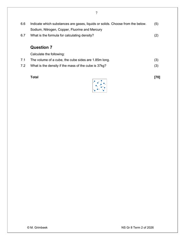 Natural Sciences Gr. 8 Assessment Task 2026 Term 2 - Image 3