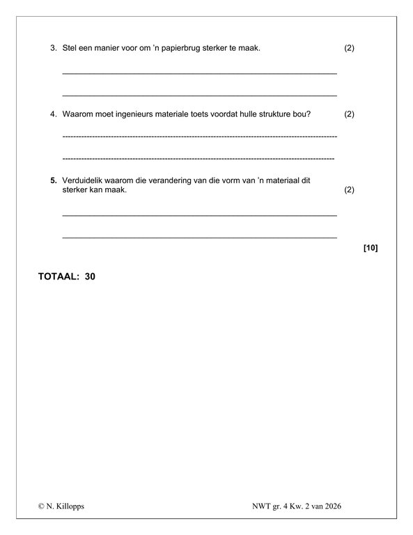 Natuurwetenskap en Tegnologie Gr. 4 Assesseringstaak 2026 Kwartaal 2 - Image 5