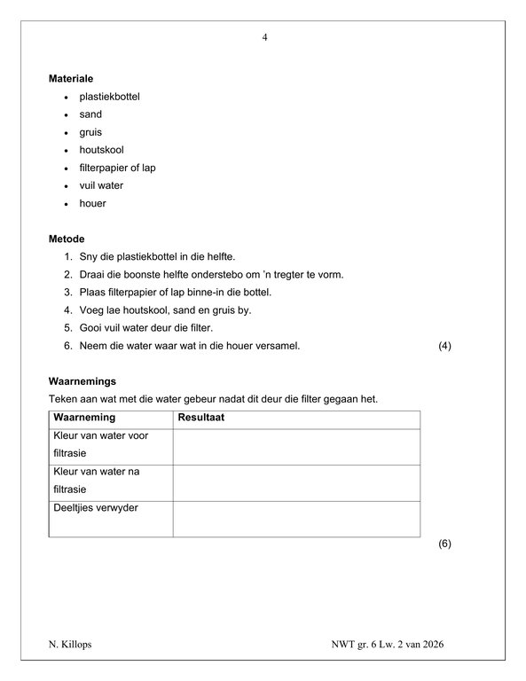 Natuurwetenskap en Tegnologie Gr. 6 Assesseringstaak 2026 Kwartaal 2 - Image 3