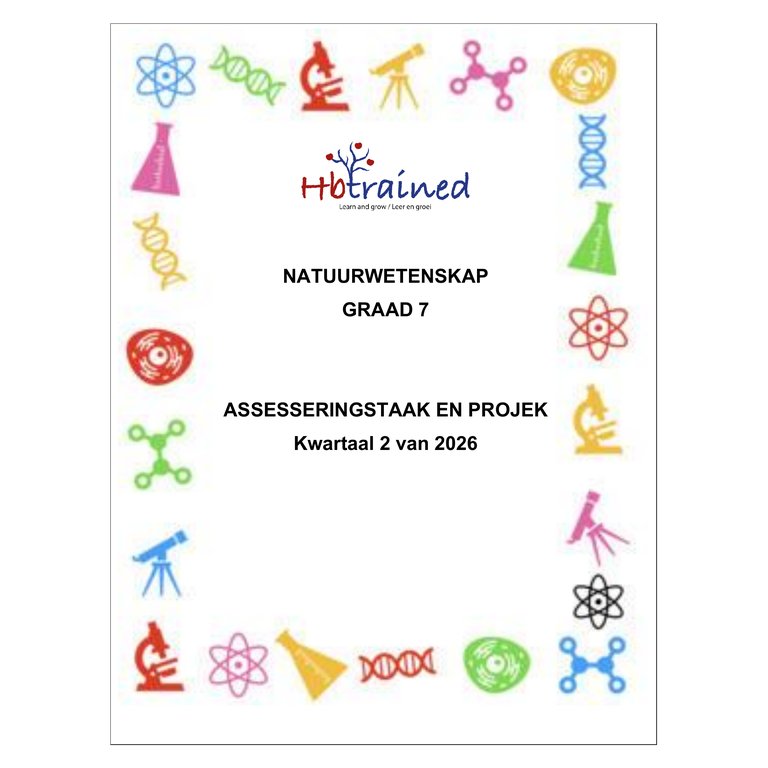 Natuurwetenskap Gr. 7 Assesseringstaak 2026 Kwartaal 2