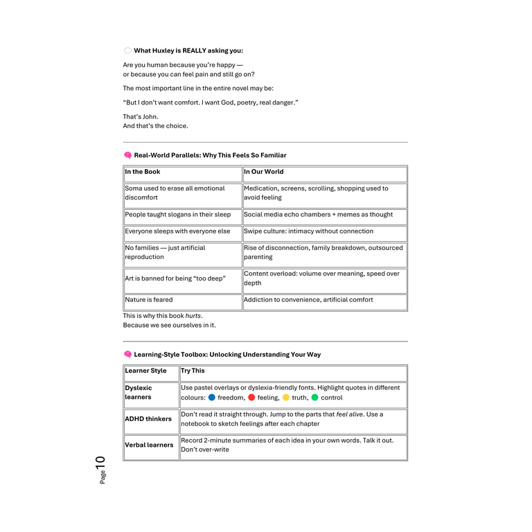 Study Guide: Brave New World - Image 5