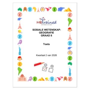 Sosiale Wetenskap Aardrykskunde Gr. 8 Assesseringstaak 2026 Kwartaal 2
