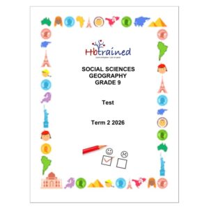 Social Sciences Geography Gr. 9 Assessment Task 2026 Term 2