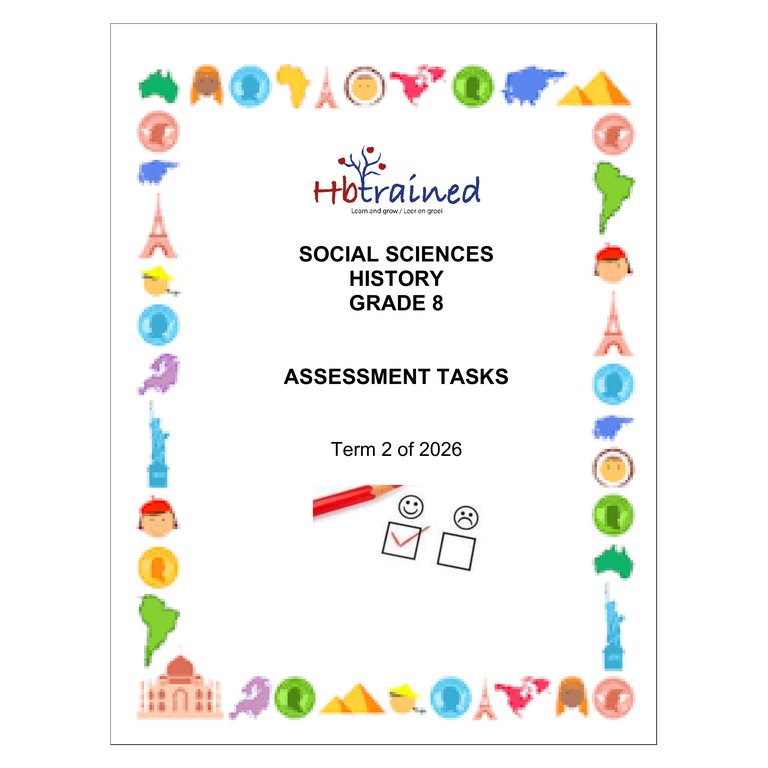 Social Sciences History Gr. 8 Assessment Task 2026 Term 2