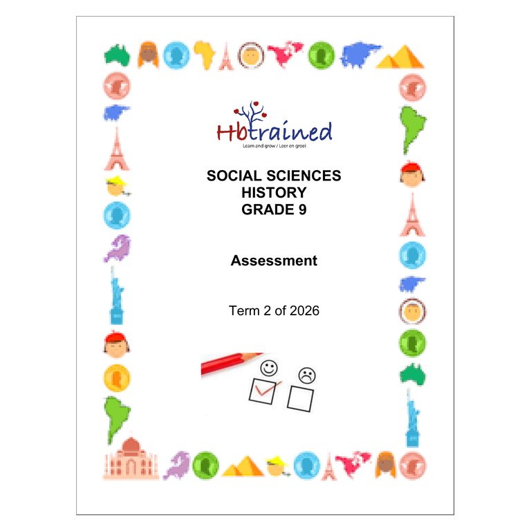 Social Sciences History Gr. 9 Assessment Task 2026 Term 2