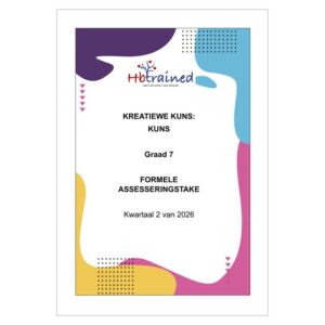 Visuele Kuns Gr. 7 Assesseringstaak 2026 Kwartaal 2