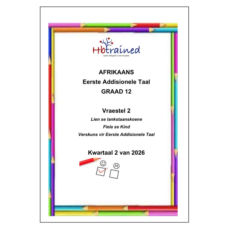 Afrikaans EAT Gr. 12 Assesseringstaak 2026 Kwartaal 2 Vraestel 2