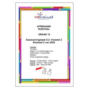 Afrikaans Huistaal Gr. 12 Assesseringstaak 2026 Kwartaal 2 Vraestel 2