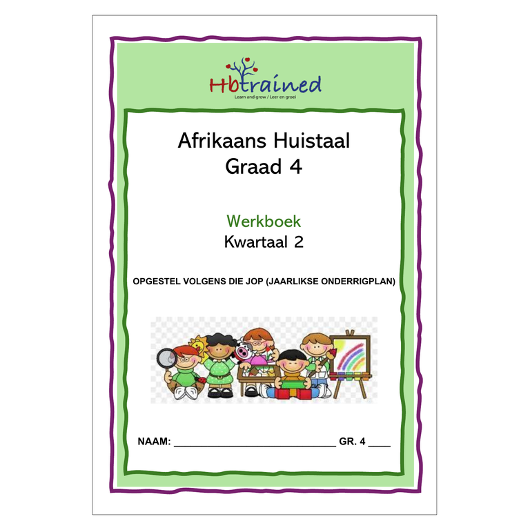 Afrikaans Huistaal Gr. 4 2026 Kwartaal 2 Werkboek