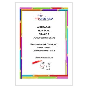 Afrikaans Huistaal Gr. 7 Assesseringstaak 2026 Kwartaal 3