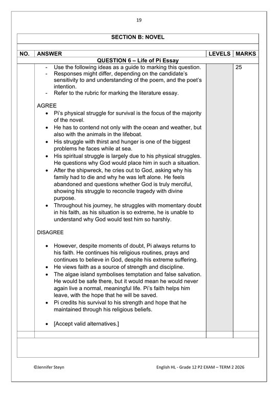 English Home Language Gr. 12 Assessment Task 2026 Term 2 Paper 2 - Image 4