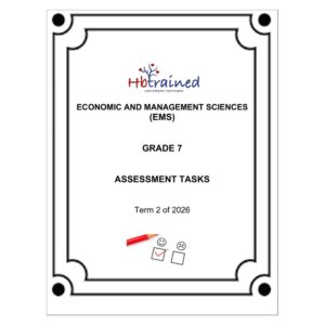 Economic and Management Sciences Gr. 7 Assessment Task 2026 Term 2