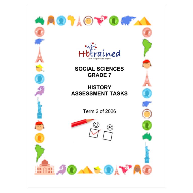 Social Sciences History Gr. 7 Assessment Task 2026 Term 2