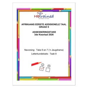 Afrikaans EAT Gr. 9 Assesseringstaak 2026 Kwartaal 3