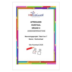 Afrikaans Huistaal Gr. 4 Assesseringstaak 2026 Kwartaal 3