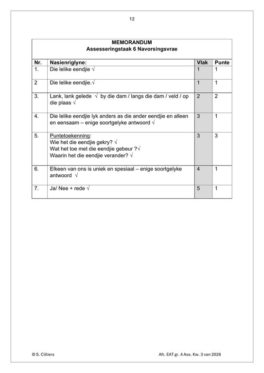 Afrikaans EAT Gr. 4 Assesseringstaak 2026 Kwartaal 3 - Image 4