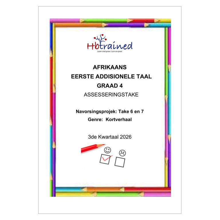 Afrikaans EAT Gr. 4 Assesseringstaak 2026 Kwartaal 3