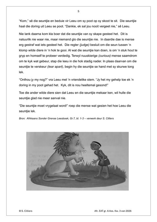 Afrikaans EAT Gr. 6 Assesseringstaak 2026 Kwartaal 3 - Image 3