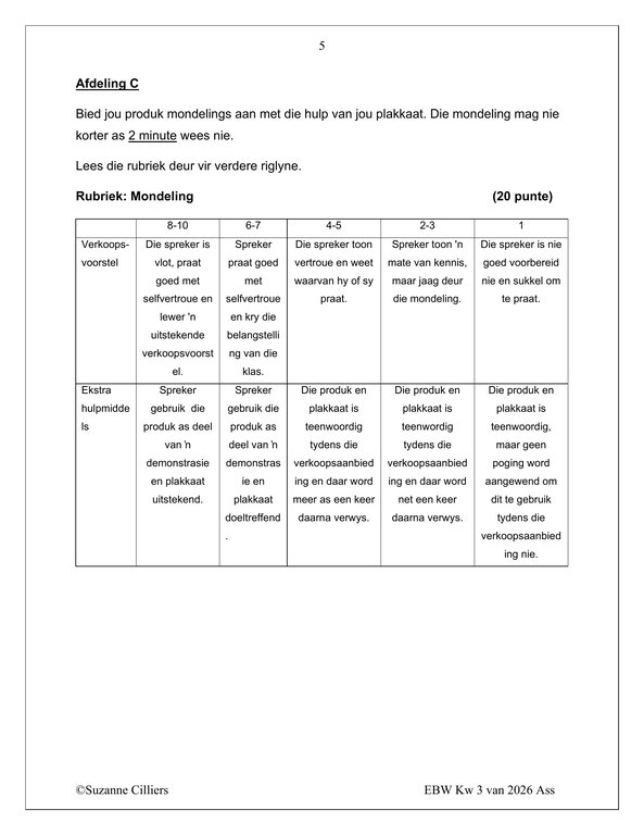 Ekonomiese- en Bestuurswetenskap Gr. 7 Assesseringstaak 2026 Kwartaal 3 - Image 5