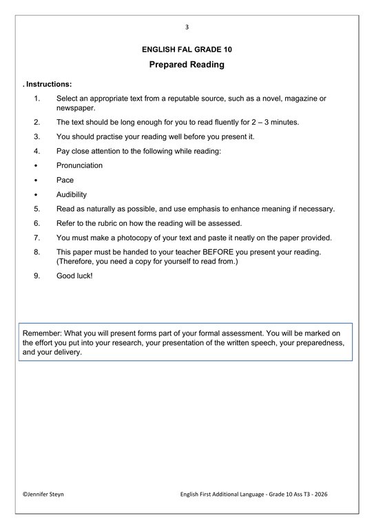 English FAL Gr. 10 Assessment Task 2026 Term 3 Task7&8 - Image 3