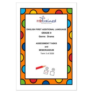 English FAL Gr. 9 Assessment Task 2026 Term 3