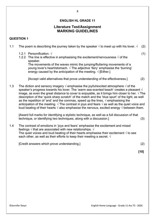 English Home Language Gr. 11 Assessment Task 2026 Term 3 - Image 4