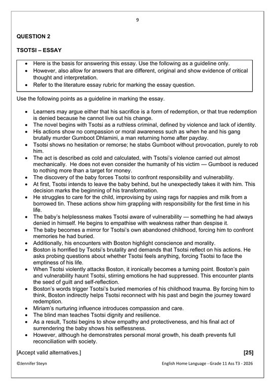 English Home Language Gr. 11 Assessment Task 2026 Term 3 - Image 5