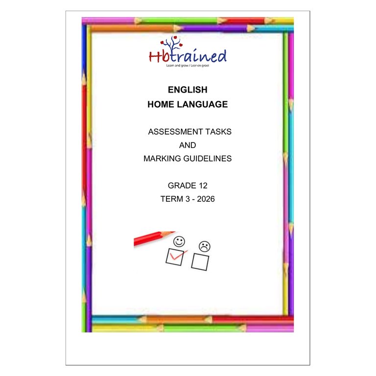 English Home Language Gr. 12 Assessment Task 2026 Term 3