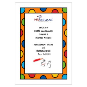 English Home Language Gr. 8 Assessment Task 2026 Term 3