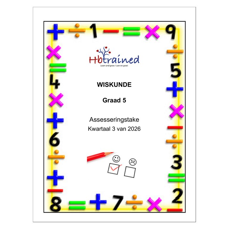 Wiskunde Gr. 5 Assesseringstaak 2026 Kwartaal 3