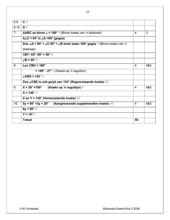 Wiskunde Gr. 8 Assesseringstaak 2026 Kwartaal 3 - Image 4