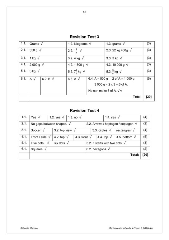 Mathematics Gr. 4 Assessment Task 2026 Term 3 - Image 5
