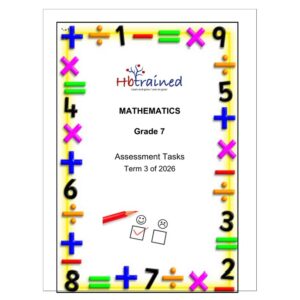Mathematics Gr. 7 Assessment Task 2026 Term 3