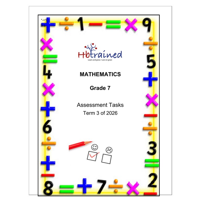 Mathematics Gr. 7 Assessment Task 2026 Term 3