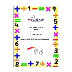 Mathematics Gr. 8 Assessment Task 2026 Term 3