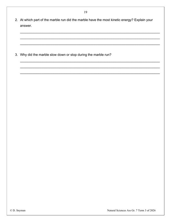 Natural Sciences Gr. 7 Assessment Task 2025 Term 3 - Image 5