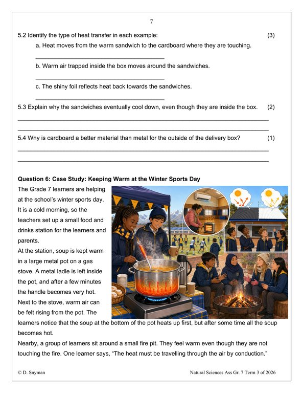 Natural Sciences Gr. 7 Assessment Task 2025 Term 3 - Image 3