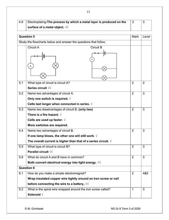 Natural Sciences Gr. 8 Assessment Task 2025 Term 3 - Image 5