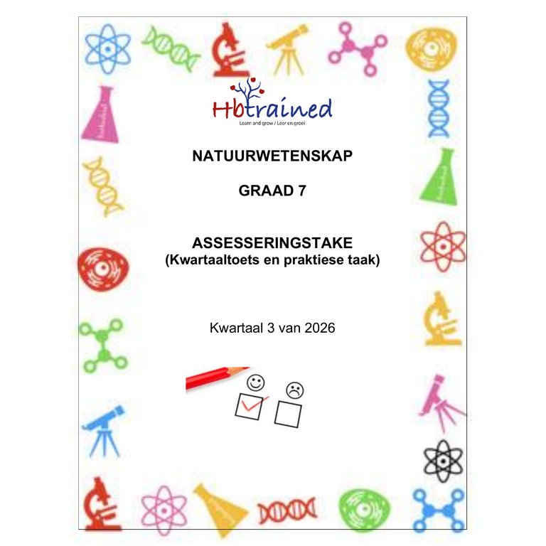 Natuurwetenskap Gr. 7 Assesseringstaak 2026 Kwartaal 3