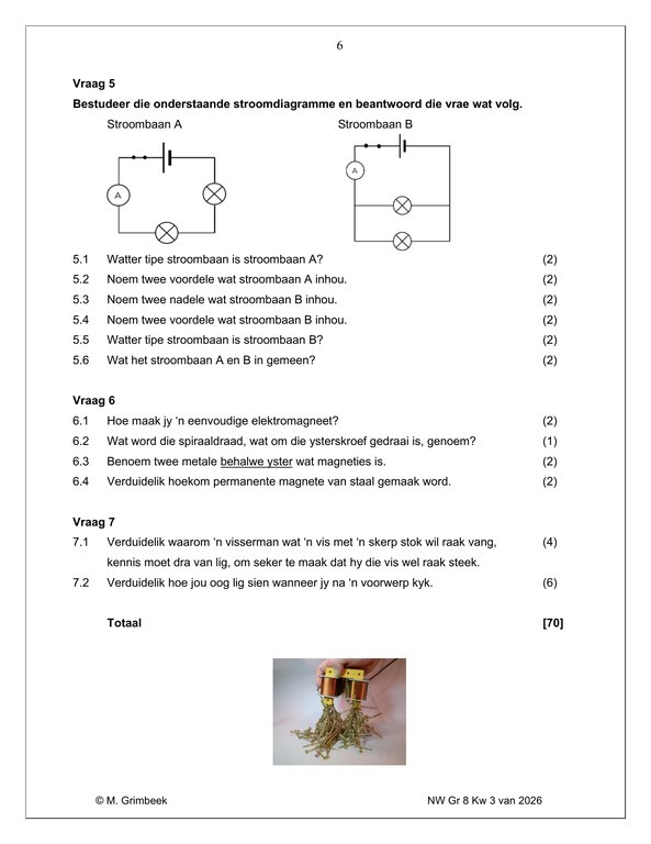 Natuurwetenskap Gr. 8 Assesseringstaak 2025 Kwartaal 3 - Image 3