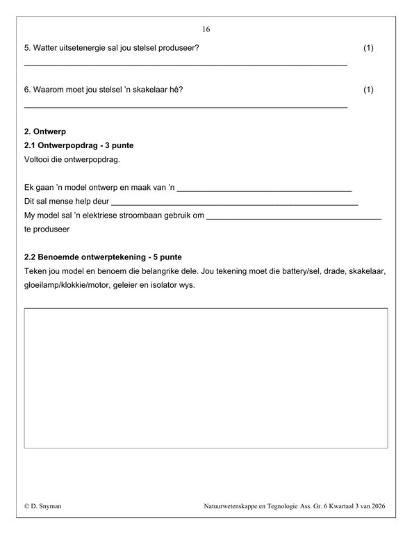 Natuurwetenskap en Tegnologie Gr. 6 Assesseringstaak 2026 Kwartaal 3 - Image 3