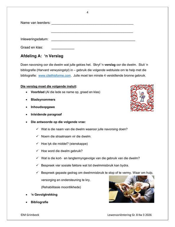Lewensvaardighede (PSW) Gr. 8 Assesseringstaak 2026 Kwartaal 3 - Image 3