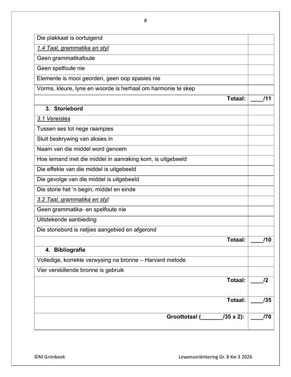 Lewensvaardighede (PSW) Gr. 8 Assesseringstaak 2026 Kwartaal 3 - Image 5
