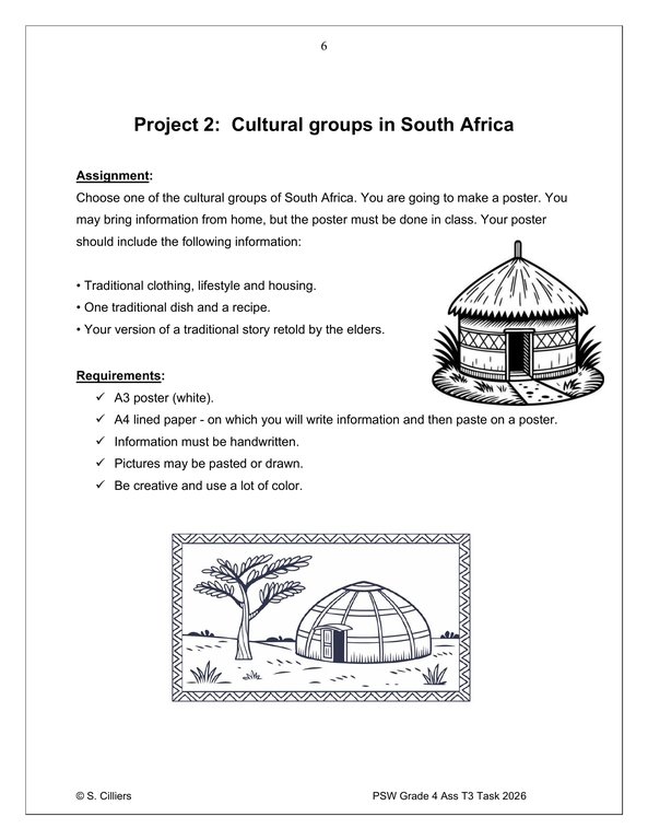 Life Skills (PSW) Gr. 4 Assessment Task 2026 Term 3 - Image 4