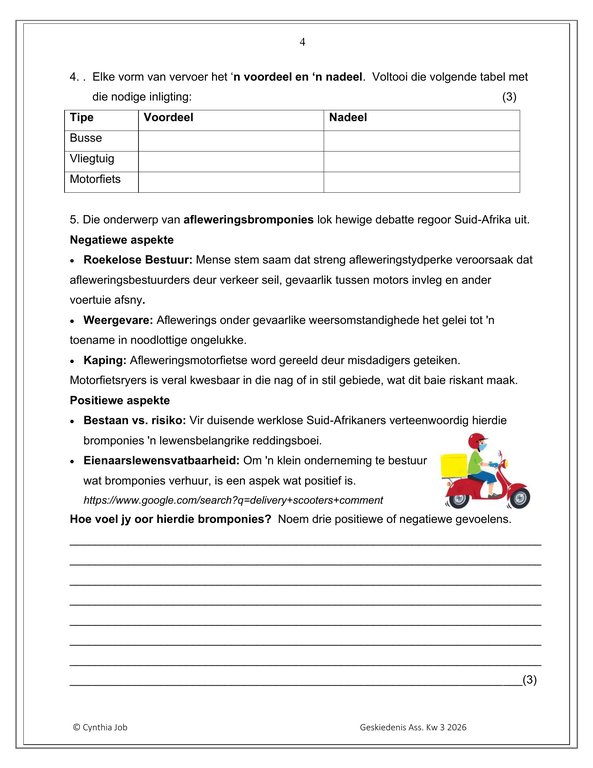 Sosiale Wetenskap Geskiedenis Gr. 4 Assesseringstaak 2026 Kwartaal 3 - Image 3
