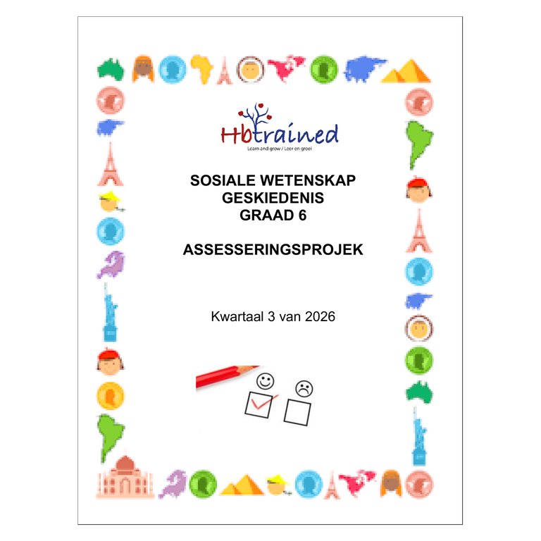 Sosiale Wetenskap Geskiedenis Gr. 6 Assesseringstaak 2026 Kwartaal 3